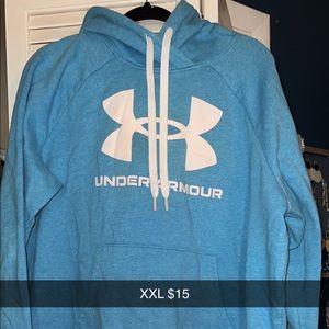 Blue under armor hoodie XXL
